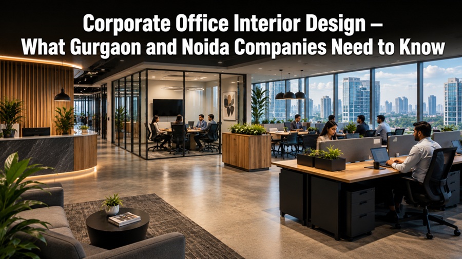 Corporate Office Interior Design — What Gurgaon and Noida Companies Need to Know