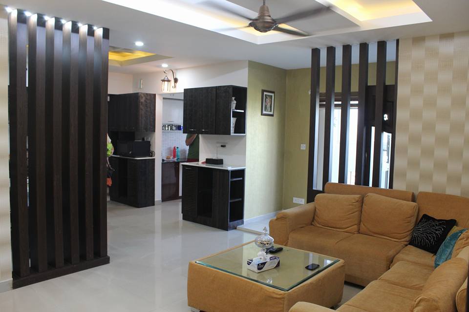 The Wooden Slat & Stone Apartment